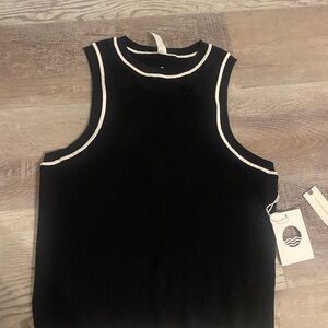 Anthropologie Daily Practice High-Neck Crop Top